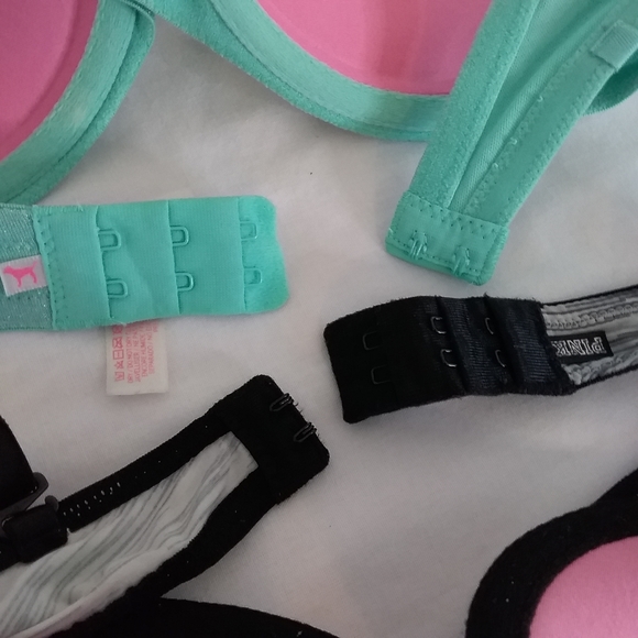 Victoria's Secret Lot of 6 Push Up Uplift Underwire Bras 32D PINK Dream Angels - Picture 7 of 11